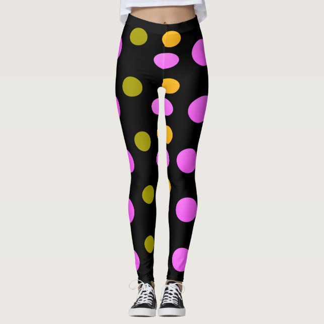 Sömnig sammetssamling leggings (Framsida)