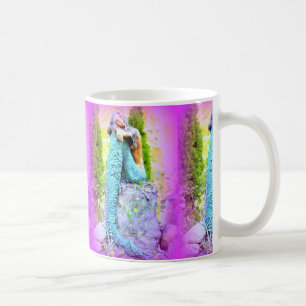 sömnig sjöjungfru kaffe mugg