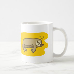 Sömnig slothmugg kaffemugg