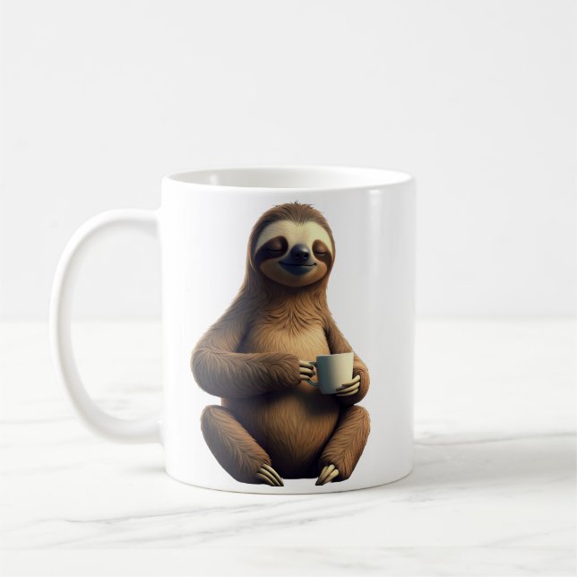 Sömnig som en Sloth Mugg (Vänster)