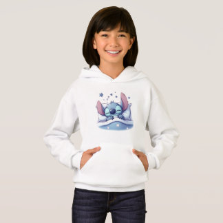 Sömnig Stitch-hoodie för barn T Shirt