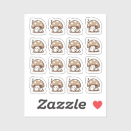 Sömnig svamprumsskuren vinylstickare för Anpassnin Klistermärken