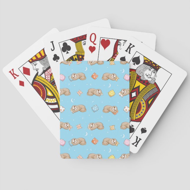 Sömnig tidsfördröjning Mönster Casinokort (Baksidan)
