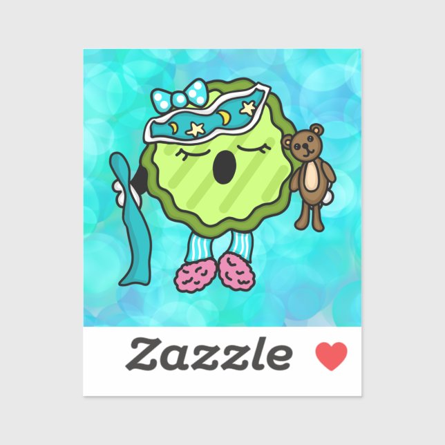 Sömnig tidsväljare | NattnattJammier Klistermärken (Ark)