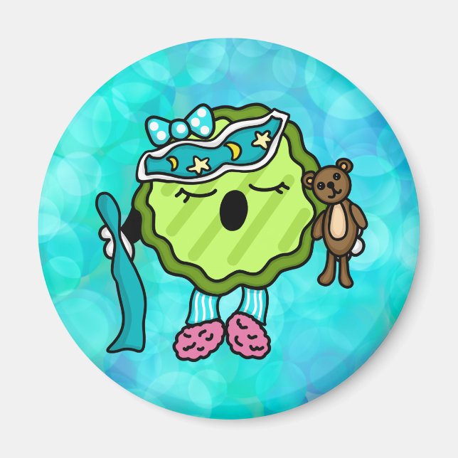 Sömnig tidsväljare | NattnattJammier Magnet (Framsidan)