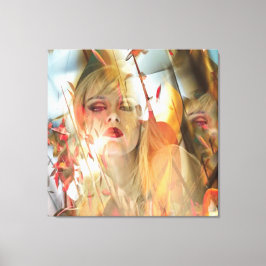 Sömnig tomt canvastryck