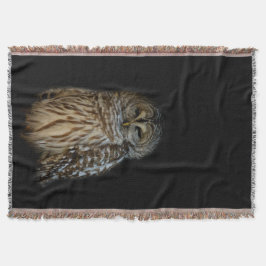 Sömnig Uggla Filt