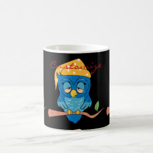Sömnig Uggla Thunder_Cove Kaffemugg