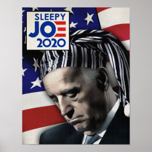 Sömnig valet av Joe Biden 2020 Poster