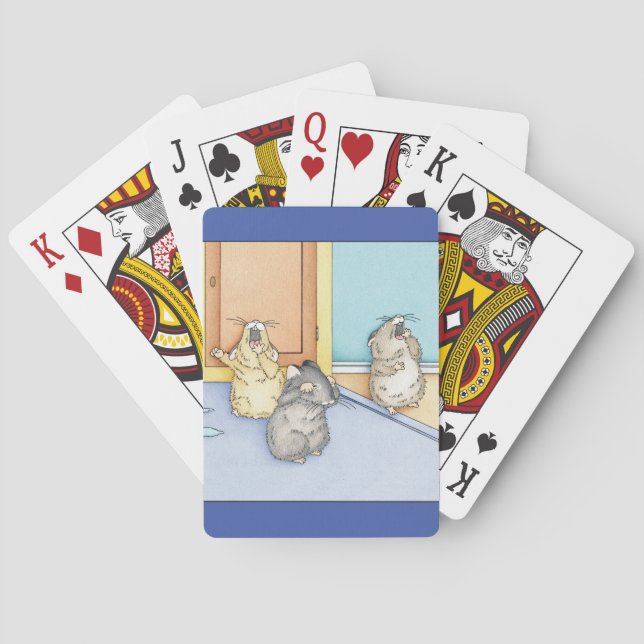 Sömniga hamstrar casinokort (Baksidan)