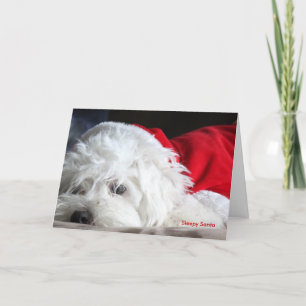 Sömniga Santa Helgkort