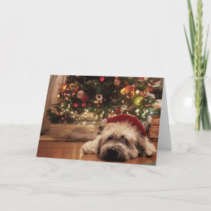 Sömniga Santa Helgkort