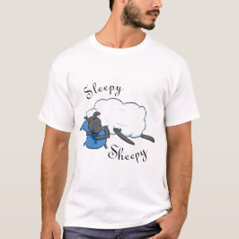 Sömniga Sheepy manar skjorta T Shirt