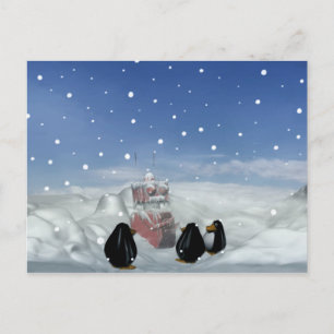 Sömnighet med Penguins vykort