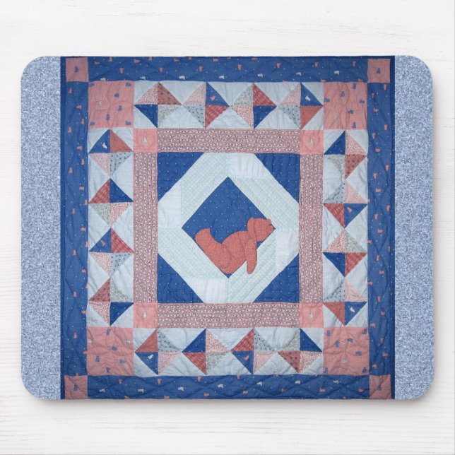 Sömnigt björntäcke musmatta (Framsidan)