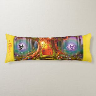 Sömnigt felikt magiskt träd. Gul jätte- Kroppskudde