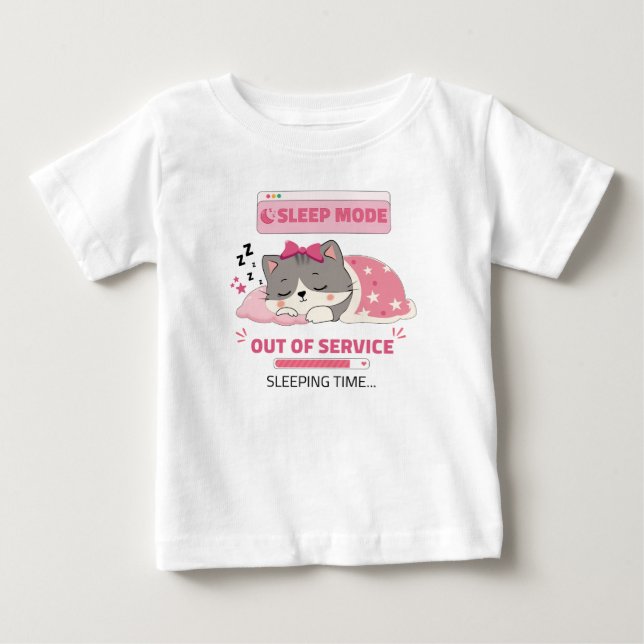 sömnigt humör t shirt (Framsida)