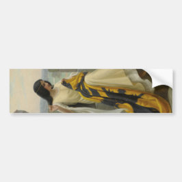 Sömning av Flagga (medeltida kvinnor) Bildekal