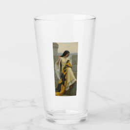 Sömning av Flagga (medeltida kvinnor) Glaskopp