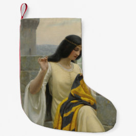 Sömning av Flagga (medeltida kvinnor) Liten Julstrumpa