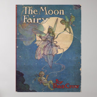 Somnium Bokar - Dan Kråka Måne Fairy Poster