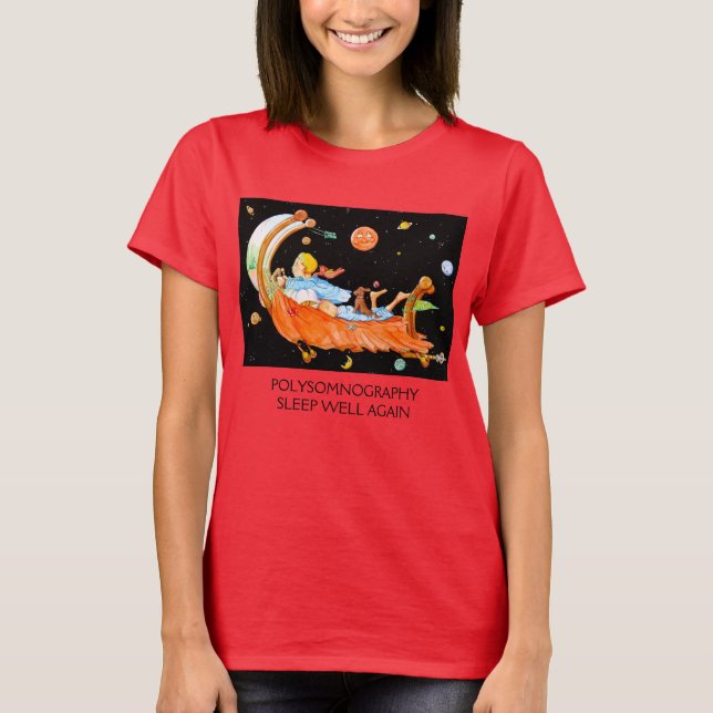 SÖMNLABB POLYSOMNOGRAPHY T SHIRT (Framsida)