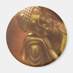 Sömnlig Buddha Magnet