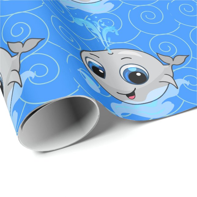 Sömnlig, rolig baby val presentpapper (Rullad Hörn)