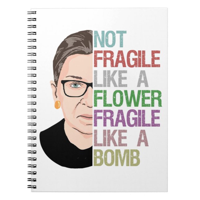 Sömnlig som bomber RBG Anteckningsbok (Framsidan)