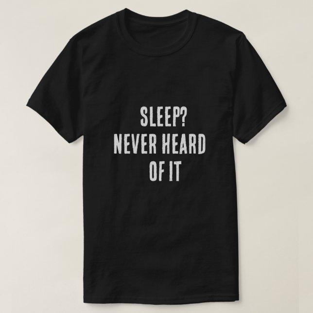 Sömnlös kirurg"-T-shirt T Shirt (Design framsida)