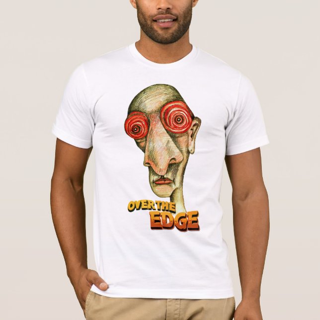Sömnlös person över kanten tee shirt (Framsida)
