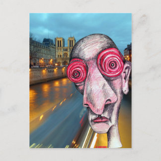 Sömnlöst hövdat för Notre Dame Vykort