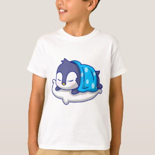 Sömnpenguinbarn kortärmad skjorta t shirt
