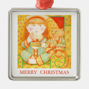 SÖMNSTUNDSSNACK Premium Ornament + Text / Vit