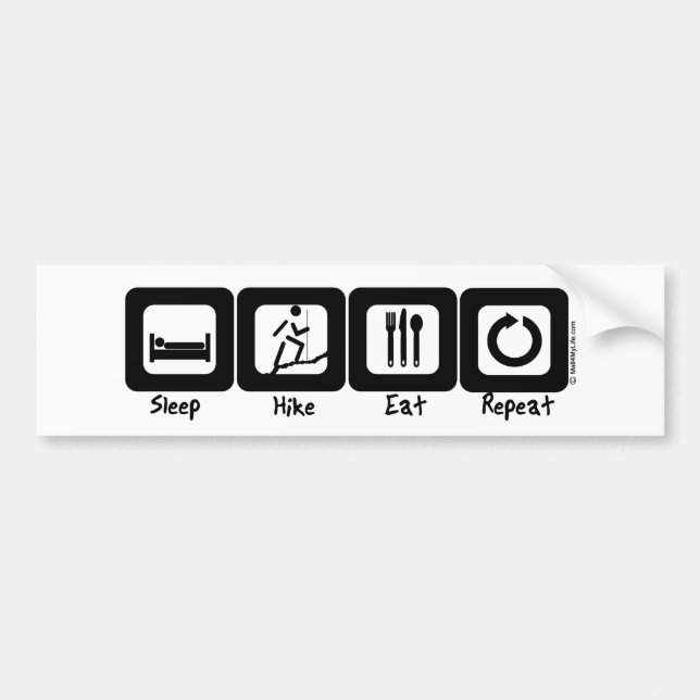 Sömnvandringen äter repetition bildekal (Framsidan)