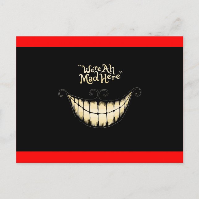 Somos todos meio loucos Vi är alla lite galna Vykort (Framsida)