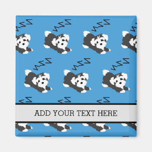 Sömpande havets Hund Älskare ZZZ Pet Owner Magnet