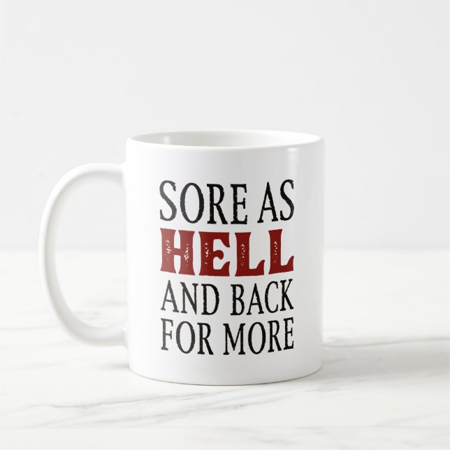Sömst som helvetet och tillbaka för mer kaffemugg (Vänster)
