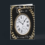 SON 21:E BIRTHDAY-KORT KORT<br><div class="desc">KAN ANPASSAS.</div>