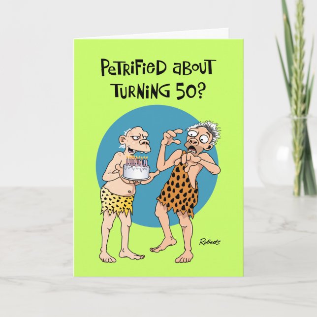 Son är 50:e födelsedagen kort (Framsida)