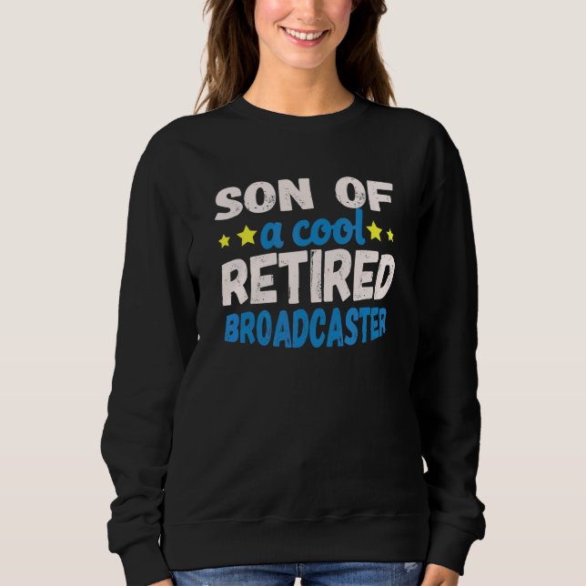 Son Av En Cool Pensionerad Radiosändare T Shirt (Framsida)