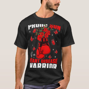 Son Av En Hjärtkrigare HjärtSjukdom Medvetenhet Bo T Shirt