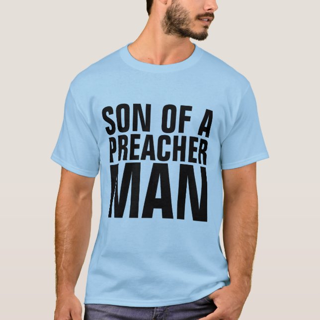 SON AV EN PREACHER MAN Manar-Kjortor T Shirt (Framsida)