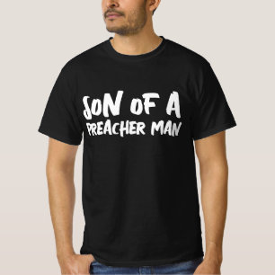 SON AV ETT PREACHER MAN MANAR RETRO T-SHIRTS TETS