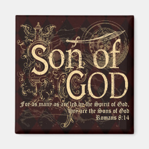 Son av guden, Romans8:14kristen Magnet