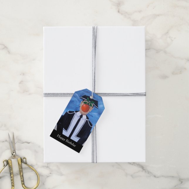 Son av Matador Målning av Alfred Fox Presentetikett (Med Snöre)