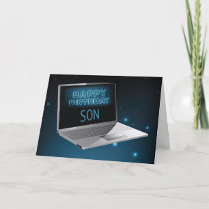 Son Birthday Computer, Technology, Night Himlar Kort