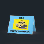 SON BIRTHDAY FUNNY KORT<br><div class="desc">FUNNY SON BIRTHDAY-KORT FRÅN HONEST JOE'S CAR SALES</div>