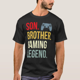 Son Brother Gaming Video Gamer T Shirt
