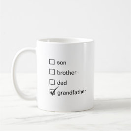 Son Brother Pappa Grandfather Kaffemugg